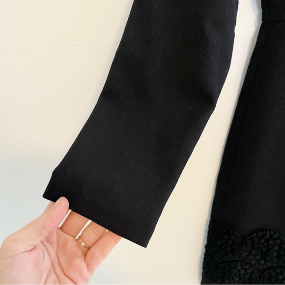 Orla Kiely Black Long Sleeve Wool Dress Size 6 EUC - Picture 7 of 13